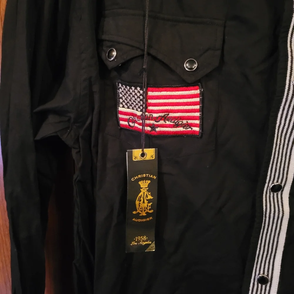 CHRISTIAN AUDIGIER BUTTON DOWN SHIRT - Picture 4 of 16